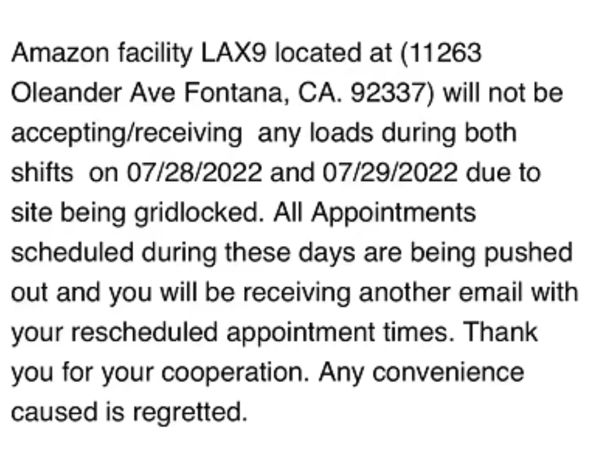 FBA派送延時(shí)警報(bào)！亞馬遜美國(guó)一熱門倉(cāng)庫(kù)因爆倉(cāng)關(guān)閉！ 